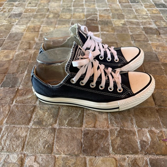 Converse navy and White Low Top Sneakers - Picture 5 of 10